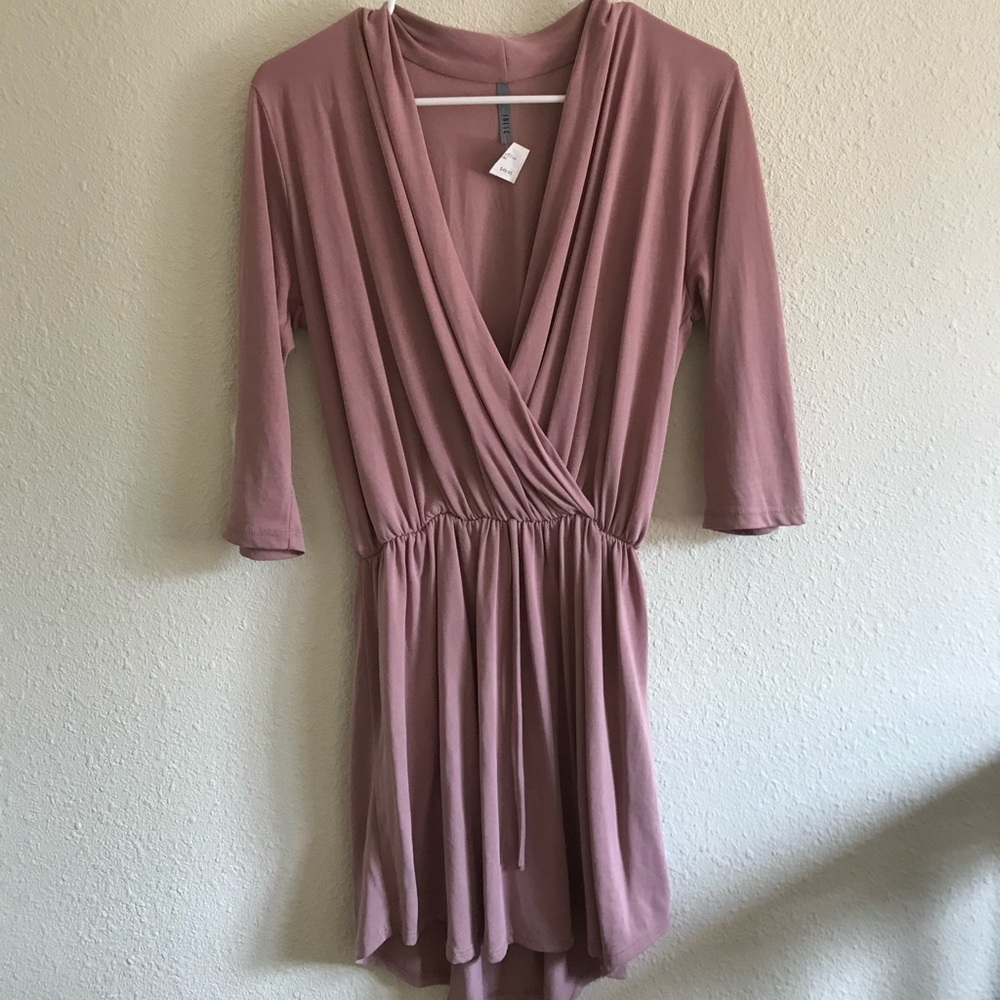 Deep V neck dress Jolie